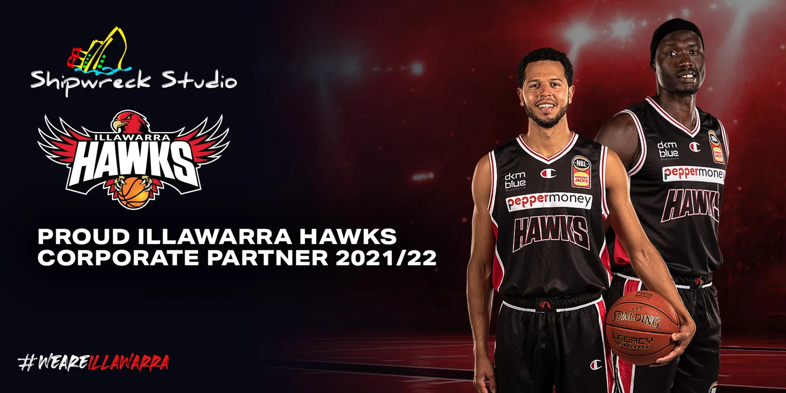 Shipwreck Studio, Illawarra Hawks corporate partner tile