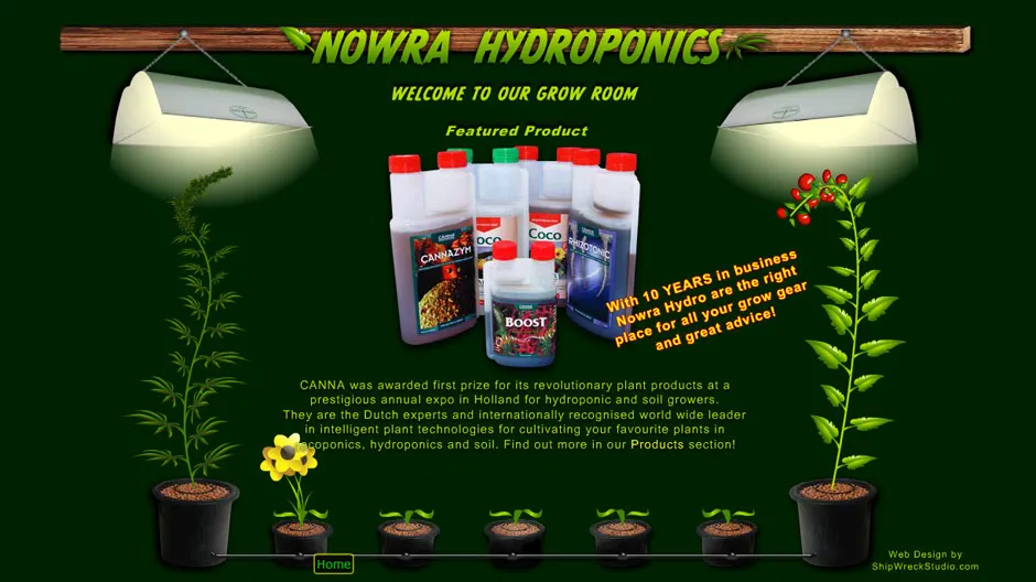 Hydro Shop Web Design